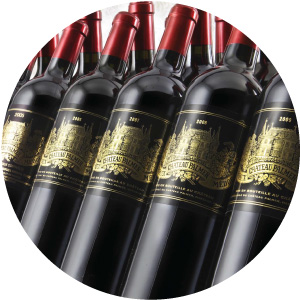 Bottles of Chateau Palmer