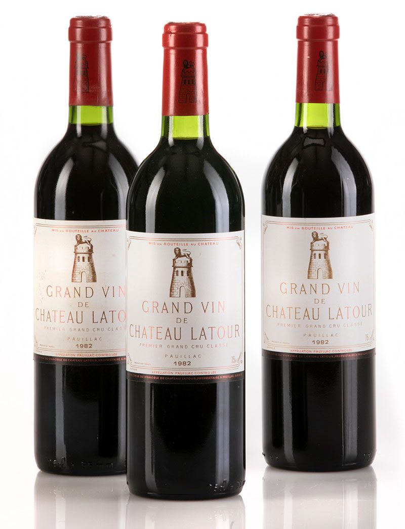 Lot 707: 12 bottles 1982 Château Latour